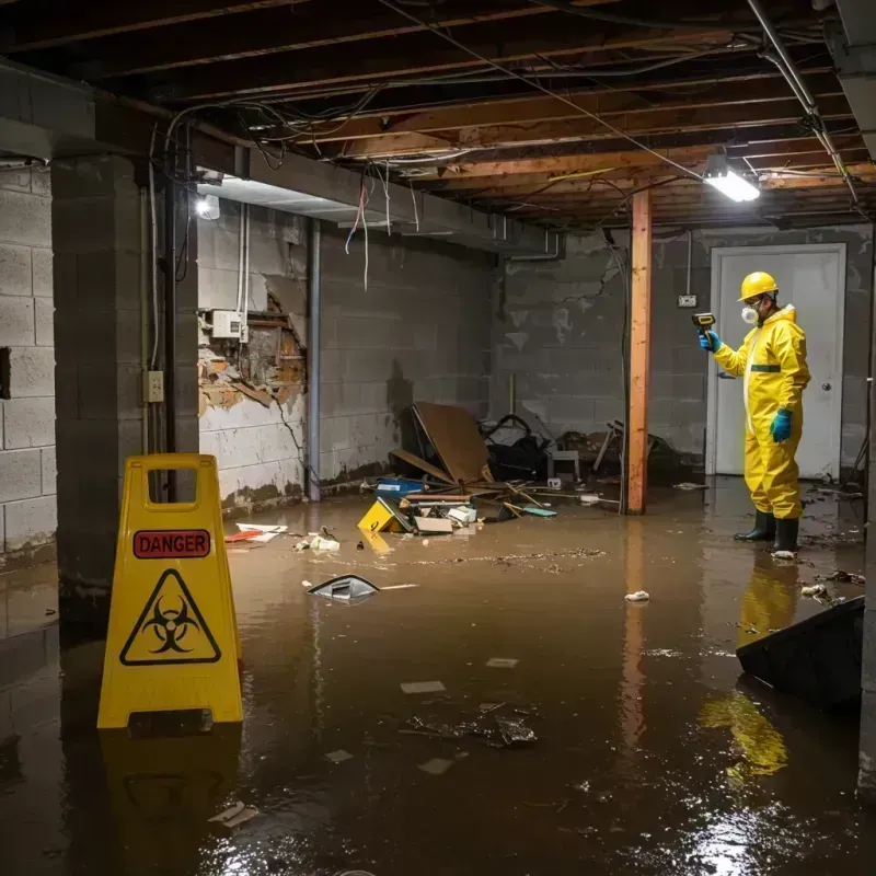 Flooded Basement Electrical Hazard in San Ysidro, NM Property